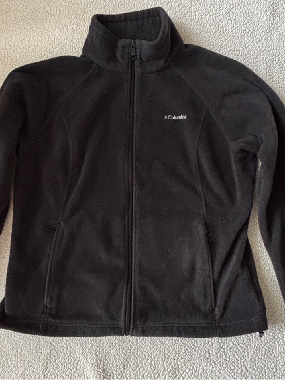 Columbia Women’s Gray  Full-Zip Fleece Jacket Size XL